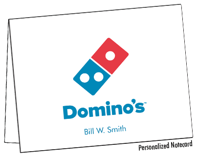 Domino's Pizza Notecard