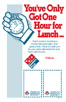 Domino's Pizza Custom Boxtop