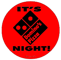 It's Domino's Pizza Night! Sticker