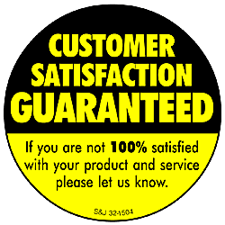 Domino's Pizza Customer Satisfaction Sticker