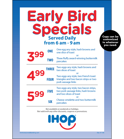 Ihop specials on sale