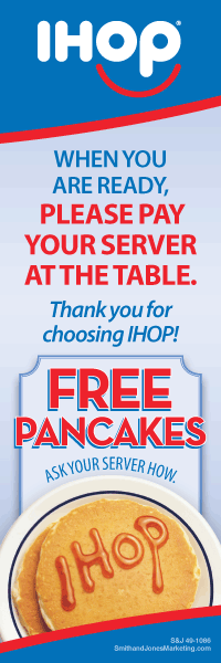 IHOP Pay Your Server Label