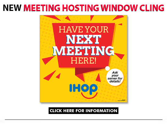 Meeting Hosting Window Cling