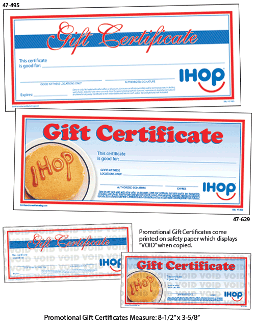 Gift Certificates